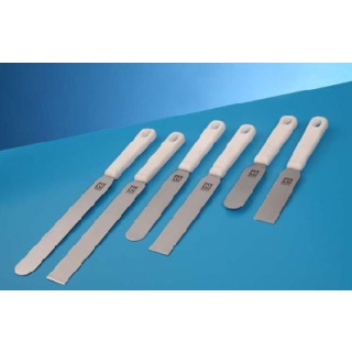 Espatula Cabo de Plastico e Lamina Inox Dimensoes 29x150mm (redonda)