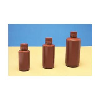 FRASCO PARA REAGENTE PE SEM GRADUAÇÃO COR AMBAR CAPACIDADE 1000ML