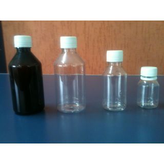 FRASCO PET SEM GRADUAÇÃO COR AMBAR CAPACIDADE 120ML