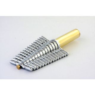 Furador De Rolha Latão Polido Jogo Com 06 Peças