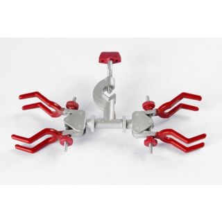 Garra Para Condensador 4 Dentes Duplo Com Mufa Giratória Abertura 60Mm (Pinça)