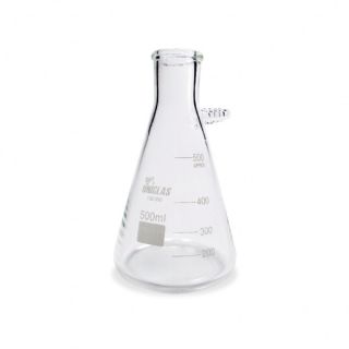 Frasco Kitazato Com Saída Superior De Vidro 5000ml