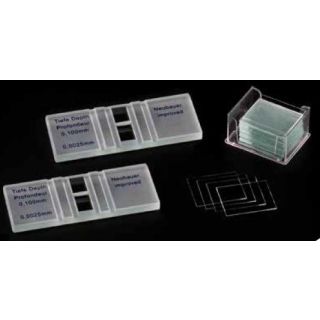 LAMÍNULA DE VIDRO PARA CAMARA DE NEUBAUER 20X26MM - CAIXA COM 50UN