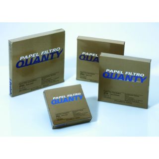 Papel Filtro Quantitativo Faixa Branca ø 18,5cm 100un - J.prolab