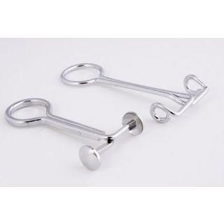 Pinça De Mohr De Latão Cromado Comprimento 60Mm