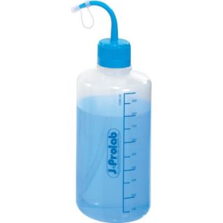 PISSETE / FRASCO LAVADOR ESPECIFICO PARA CLOROFORMIO GRADUADO CAPACIDADE 500ML - BICO CURVO - J.PROLAB