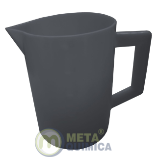Jarra PE Graduado no Molde Cor Preto Capacidade 5000ml (caneco PE Graduado)