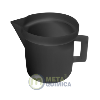 Jarra PE Graduado no Molde Cor Preto Capacidade 7L (caneco PE Graduado)