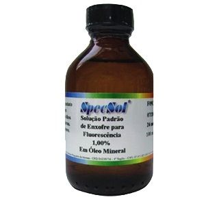 PADRÃO DE ENXOFRE PARA FLUORESCÊNCIA DE RAIO-X 2,5% COM CERTIFICADO RASTREÁVEL AO NIST 100G