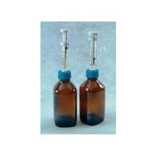 Repipetador Vidro Regulável 01 A 50Ml - Frasco Vidro Âmbar Capacidade 1000Ml