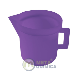 Jarra PE Graduado no Molde Cor Roxo Capacidade 7L (caneco PE Graduado)