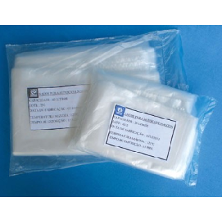 Saco Plastico para Autoclave Dimensoes 60x80cm Capacidade 60l - 20un