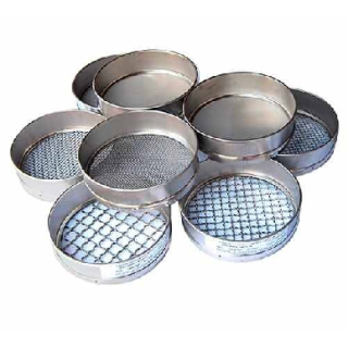 Peneira Inox ø 3" x 2" Altura - Abertura 4,75mm / Astm 4 / Mesh Tyler 4 / Tela em Inox