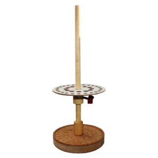 Suporte De Madeira Para 36 Pipetas 24 Furos Com 1 Disco