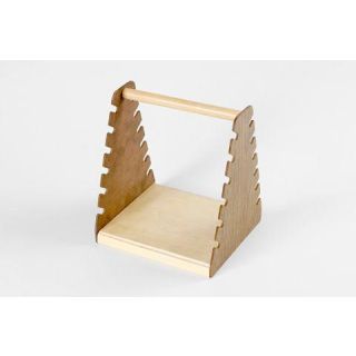 Suporte Para Pipeta Posicao Horizontal Madeira Para 12 Pipetas (Triangular)