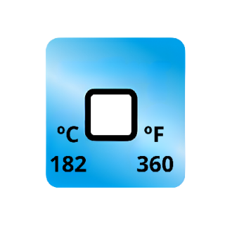 Termopaper 182°C 1 Nivel PCT 50UN (fita Termometrica/fita Termica/fita Adesiva para Medir Temperatura) - MH3