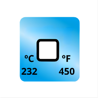 Termopaper 232°C 1 Nivel PCT 50UN (fita Termometrica/fita Termica/fita Adesiva para Medir Temperatura) - MH3