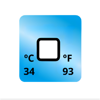 Termopaper 34°C 1 Nivel PCT 50UN (fita Termometrica/fita Termica/fita Adesiva para Medir Temperatura) - MH3