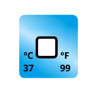 Termopaper 37°C 1 Nivel PCT 50UN (fita Termometrica/fita Termica/fita Adesiva para Medir Temperatura) - MH3