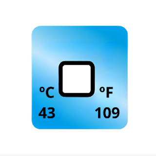 Termopaper 43°C 1 Nivel PCT 50UN (fita Termometrica/fita Termica/fita Adesiva para Medir Temperatura) - MH3