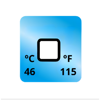 Termopaper 46°C 1 Nivel PCT 50UN (fita Termometrica/fita Termica/fita Adesiva para Medir Temperatura) - MH3