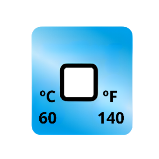 Termopaper 60°C 1 Nivel PCT 50UN (fita Termometrica/fita Termica/fita Adesiva para Medir Temperatura) - MH3
