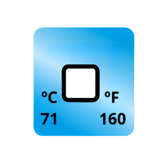 Termopaper 71°C 1 Nivel PCT 50UN (fita Termometrica/fita Termica/fita Adesiva para Medir Temperatura) - MH3