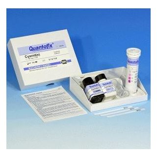 TESTE RÁPIDO - INDICADOR DE CIANETO 0-1-3-10-30 mg/l CN- QUANTOFIX