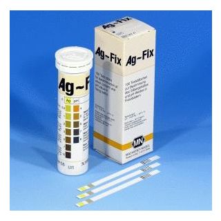 TESTE RÁPIDO - INDICADOR DE PRATA / PH 0-0,5-1-2-3-5-7-10g/L Ag+ / pH 4-5-6-7-8 QUANTOFIX