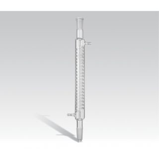 Condensador De Graham Tipo Serpentina Com 2 Junta 24/40 Macho E Femea 600mm