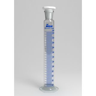 Proveta De Vidro Graduada Base Sextavada De Vidro E Rolha Poli Capacidade 100ml