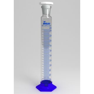 Proveta De Vidro Graduada Base Sextavada De Poli E Rolha Poli Capacidade 1000ml