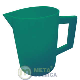 Jarra PE Graduado no Molde Cor Verde Capacidade 3000ml (caneco PE Graduado)
